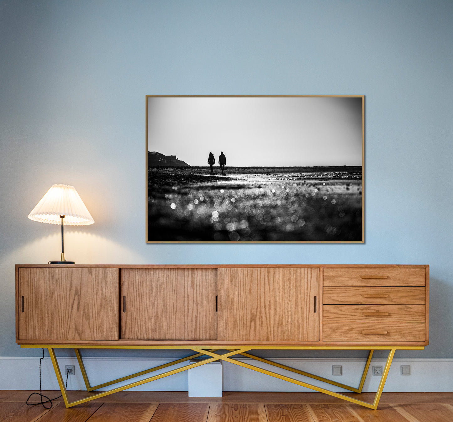 Gåturen ved stranden